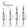 3/4/7/8pcs Self Centering Drill Bit Set Drilling Bits for Wood Working Cabinet Door Hinge Hole Punch Tool with Hex Keys L-Shape