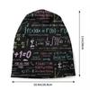 Custom Pure Math Nerd Bonnet Hats Hip Hop Knit Hat For Women Unisex Winter Warm Physics Science Skullies Beanies Caps