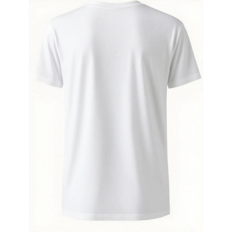 European sizes Men'S 2D Football T-Shirt | Retro Print Soccer Tee, Crew Neck, Slight Stretch Fabric, Perfect for Casual and Training Wear