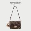 Autumn and winter new fashion single shoulder armpit bag niche high-end commuting portable single shoulder oblique span small square bag