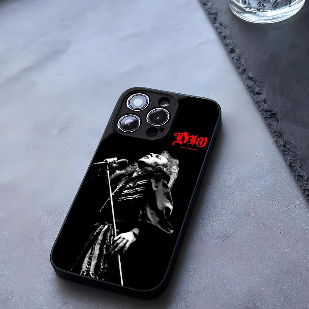 Dios Heavy Metal Phone Case Tempered Glass For IPhone 17 13 14 16 12 15 11 Pro Max Plus Mini X XR SE2020 Coque