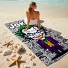 1Pc Joker Comic Cover Beach Towel Quick Dry Multiuse For Beach Pool Gym Yoga Home Travel Christmas Halloween Xmas Gift L124