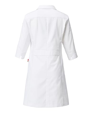 Dickies Women's Single Coat, 2533PR, White, Size M (Japan)