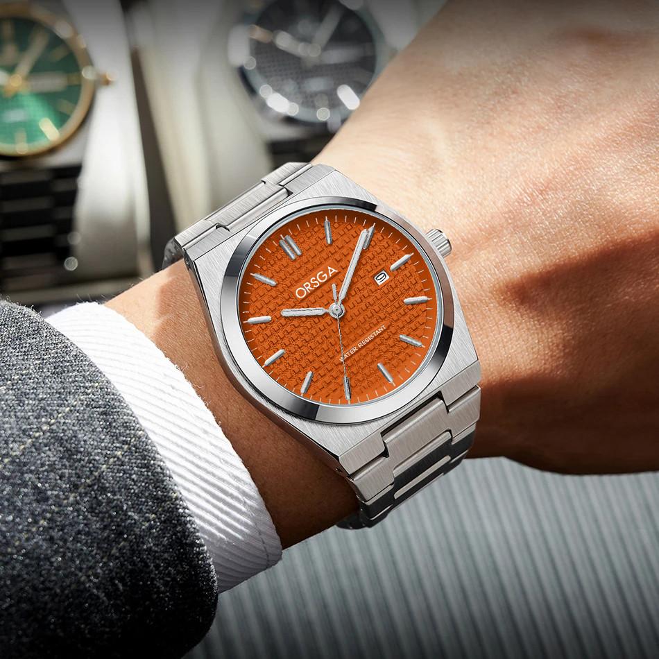 Luxury Man Watch Waterproof Stainless Steel Men Wristwatch Luminous Date Fashion Business Quartz Men's Watches