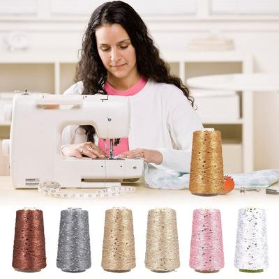 50g Laine d'Été Glace Soie Mercerisée Brillante Spéciale à Paillettes Tissée à la Main Fil à Tricoter DIY Fil Couture Maison