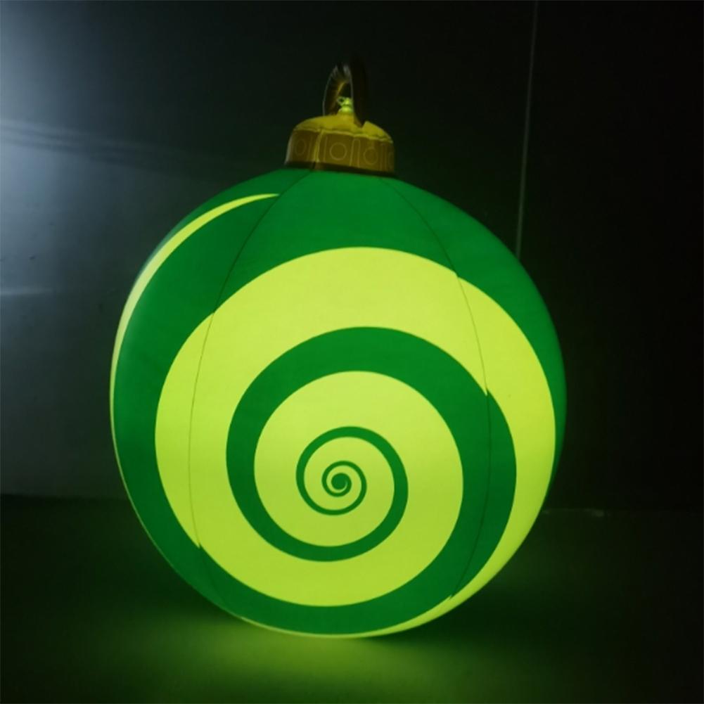 PVC Giant Inflatable Christmas Balls 60cm Big Large Christmas Balls Waterproof Christmas Ballons Christmas Outdoor Decorations