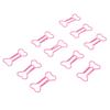 100Pcs Bone Shaped Paper Clips Pink Cute Paper Clips Mini Paper Clips  File Organization