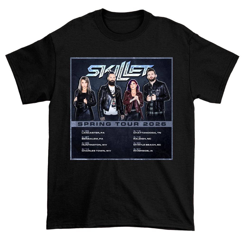 Spring Tour 2026 Skillet For Fan Men and Women T-Shirt DT602