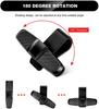 2Pcs Car Sun Visor Sunglasses Ticket Card Clamp Clip Car Glasses Holder Portable ABS Eyeglasses Case Car Accessories