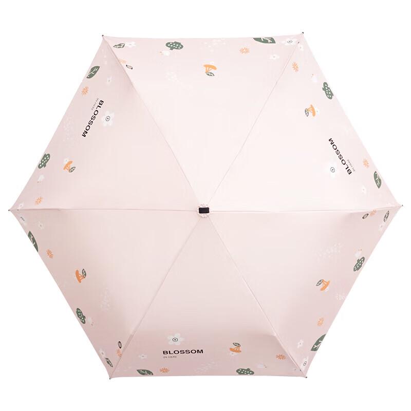 Red Leaf Ultra-Flat Tri-Fold Sun/Rain Umbrella