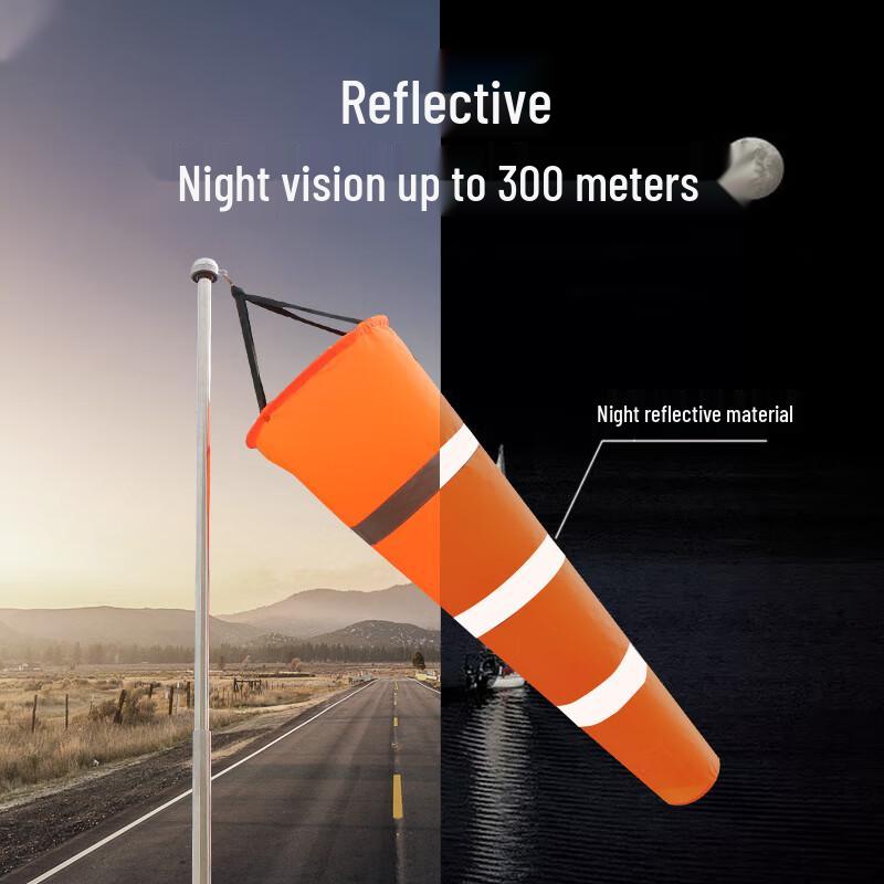 Luminous Reflective Outdoor Waterproof Wind Sock & Vane