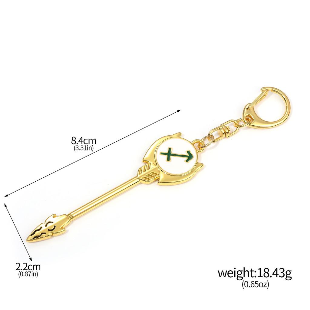 Fairy Tail Zodiac Sign Keychain Zinc Alloy Gift For Anime Fans