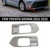 Chrome Front Bumper Fog Light Cover Trim Accessories Fits For Toyota Sienna