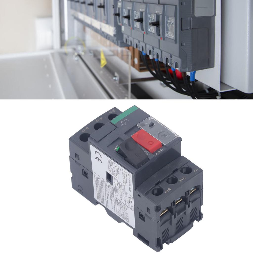 Motor Circuit Breaker DIN Rail Mount   Manual Motor Starter Button AC690V