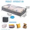 Collapsible Bed Storage Bag for Quilts and Clothes - Dustproof Wardrobe Organizer