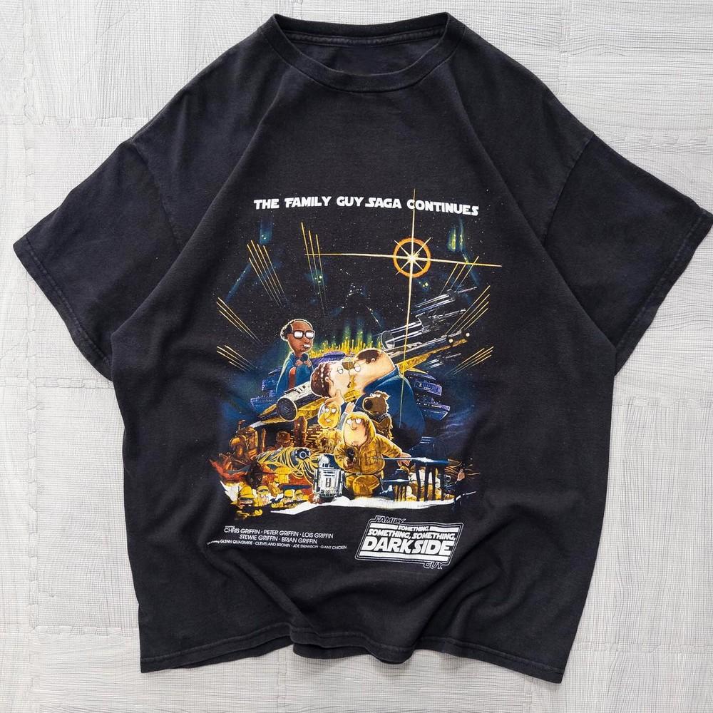 Something Darkside Parody Family Guy Star Wars T-Shirt Size S-5XL Reprint New Unisex T-Shirt XXL
