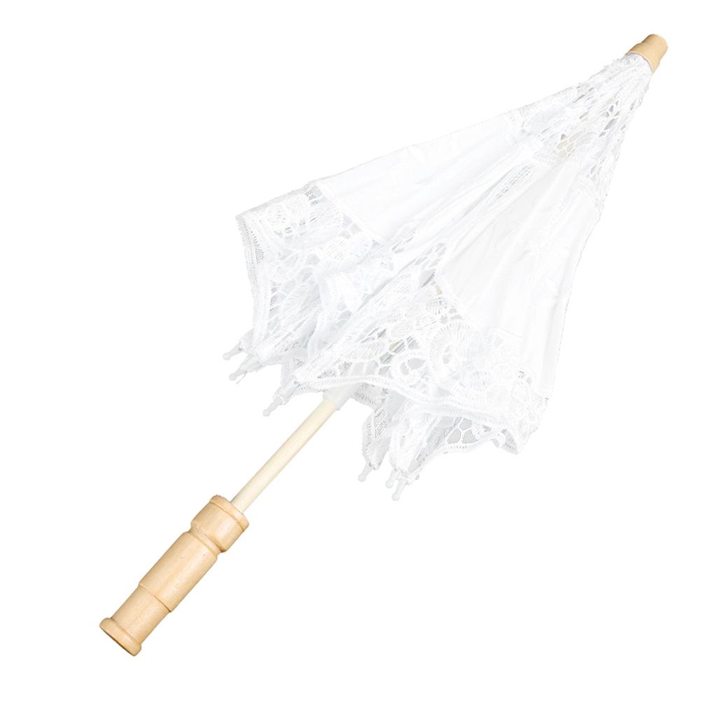 West   Bridal Lace Umbrella Parasol Banquet Stage Photography Prop Wedding Supplies
