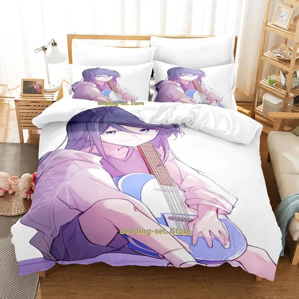 Kawaii Ichika Hoshino Bedding Set Single Twin Full Queen King Size Bed Set Adult Kid Bedroom Duvetcover Sets Print Anime Girls