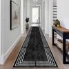 Modern Geometric Runner Rug Anti-slip Easy To Maintain Indoor Area Rug Floor Mat for Hallways and Bedrooms Home Decor