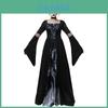 Vestito da Cosplay da Strega con Cappuccio per Donne Halloween Performance sul Palco Con Materiale in Poliestere