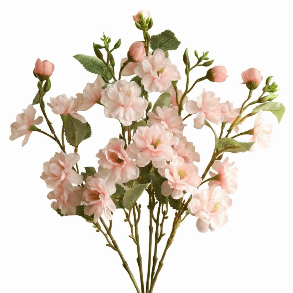 45CM Length Artificial Camellia Flower Silk Material Flower Arrangement  Wedding Decoration