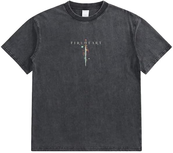 Vintage Fireheart Sword Pattern T-Shirt Aelin Bookish Tee