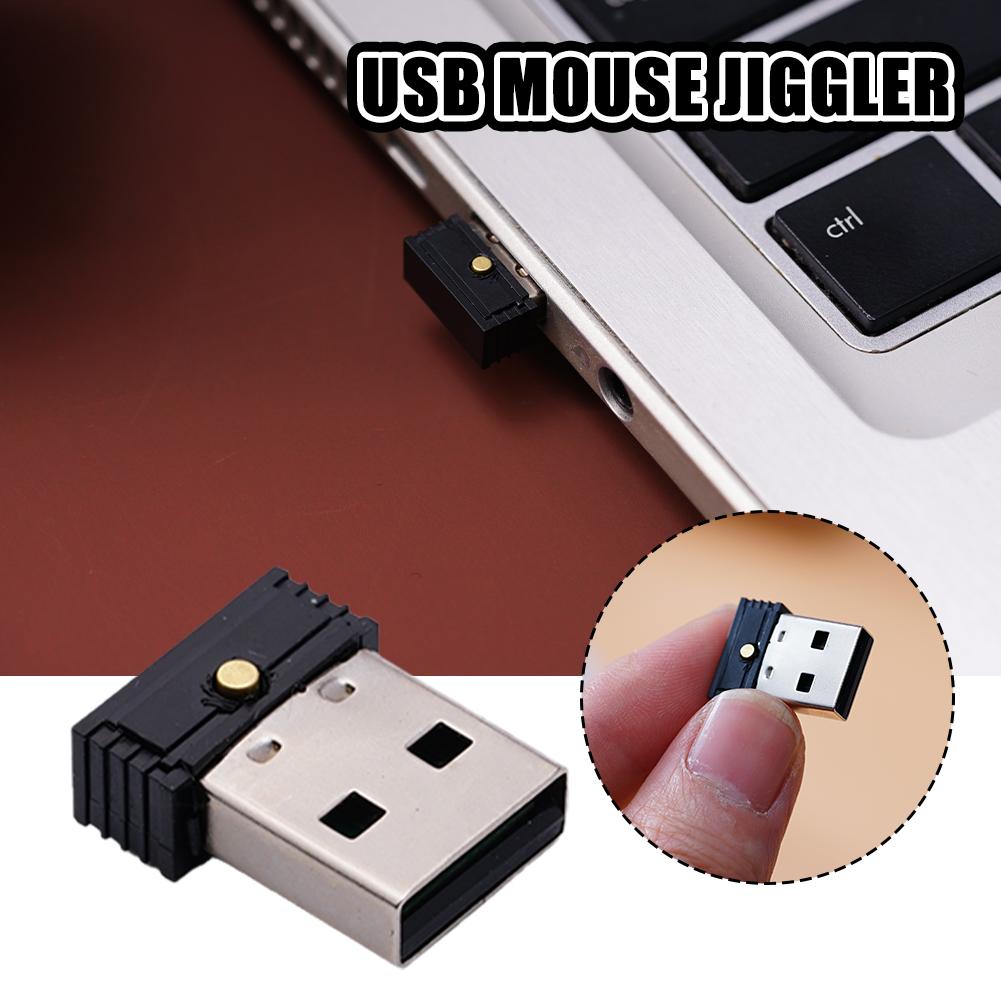 USB Mouse Jiggler Automatically Moves Cursor Keeps Computer Awake No Software/Driver Required