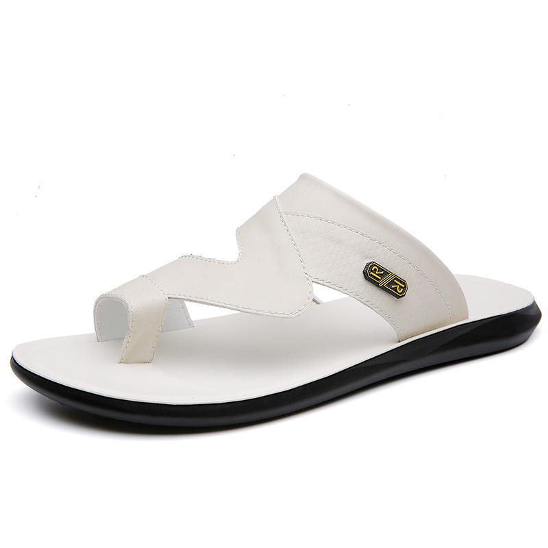 Men Sandals Summer Non Slip Breathable Lightweight Soft Sole Beach Shoes Comfortable Clip Toe Slip on Slippers