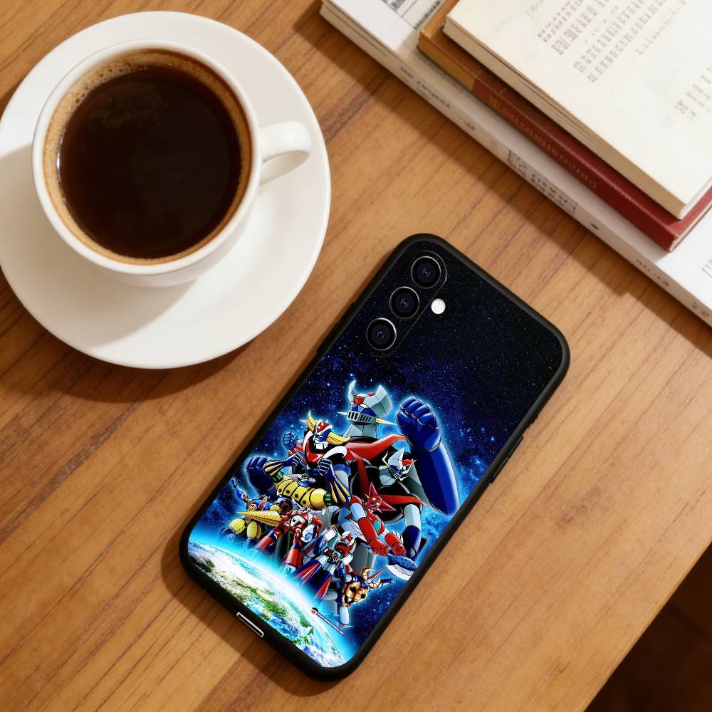 Anime M-Mado K-King Granzort Phone Case For Samsung Galaxy A73,A72,A71,A70,A53,A52,A51,Soft Silicone Black Cover