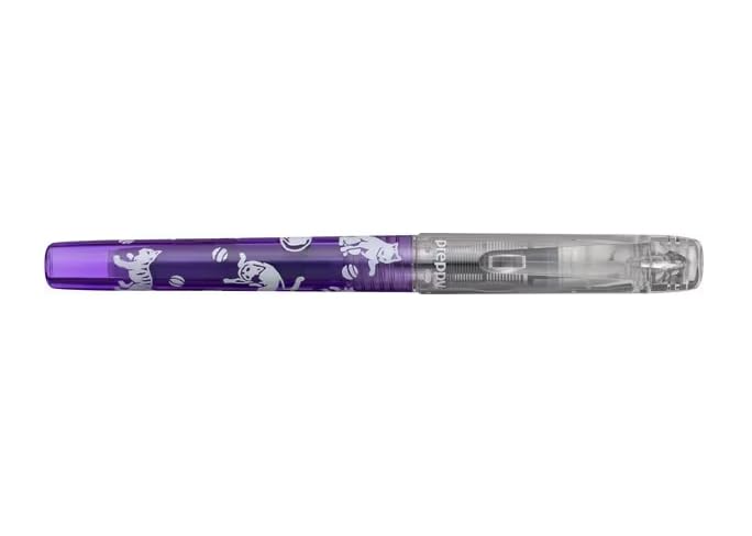 PLATINUM Platinum Preppy Fountain Modern Fine Nib Cat Wa-wa Pen, PSQ-1300, Maki-e (#5 Design)