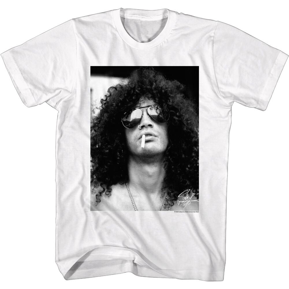 Slash Smoking Profile Men T Shirt Cig Photo Saul Hudson Guns n Roses M