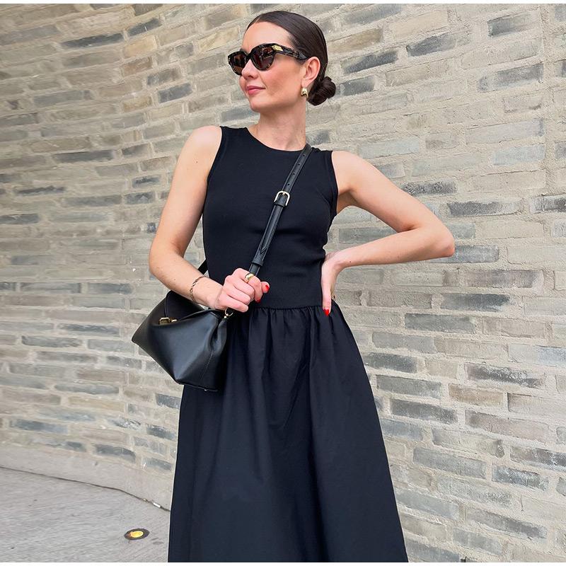 Women's Summer Dresses New Chic Slim Simple Elegant Holiday Dress Street Female Comfortable Youth Dress