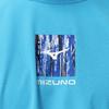 Mizuno Training Wear Soft Dry Blue T-Shirt, Moisture-Wicking, Quick-Drying, 32MAC033,