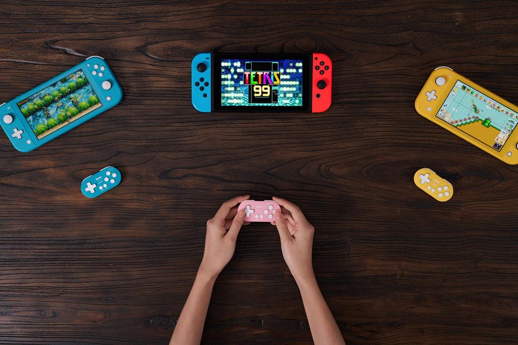 8bitdo Zero 2 Game Bluetooth for Raspberry and Pink Edition Controller, Wireless, Windows, Android, macOS, Pi, Steam,