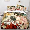 Nouveau Ensemble de Linge de Lit Darling In The Franxx Couvre-lit Simple Jumeau Complet Queen King Size Ensembles de Lits Aldult Kawaii Housse de Couette Famille 23 pièces
