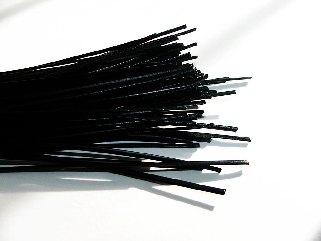 Black Cable Tie Wire 25Cm 100Pcs