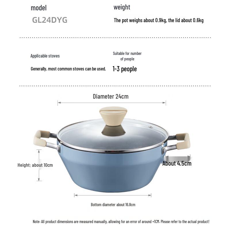 Chui Da Huang Gully 24cm Multi-purpose Non-stick Pot