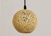 Stylish Hemp Ball Pendant Light for Duct Rails. This Japanese-style LED Pendant Light Features a Simple Hemp Rope Design. Also Recommended for