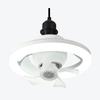 40W 360 ° Shake Head Fan Light Bedroom Remote Control LED Ceiling Fan Lamp Household Intelligent Timed Ceiling Light Fan
