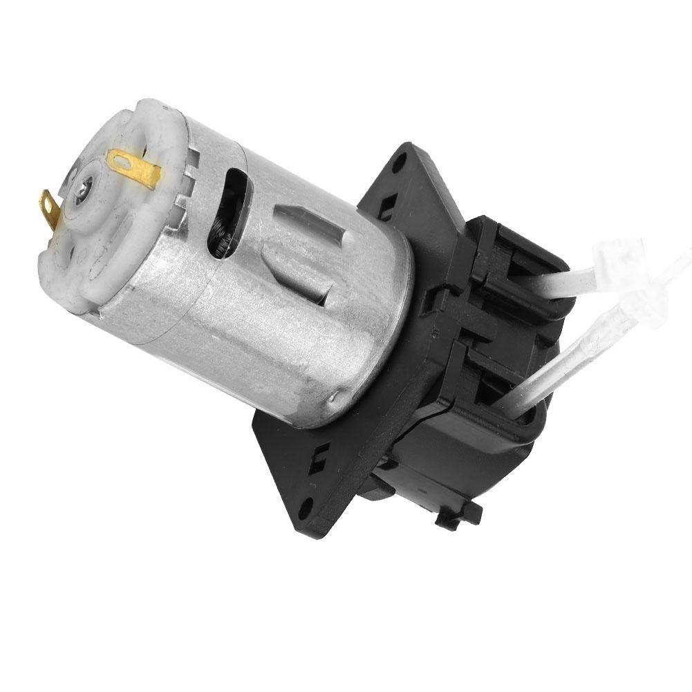 

12V 1x3 Dosing Pump DIY Peristaltic Tube Head For Aquarium Lab Chemical Analysis чёрный