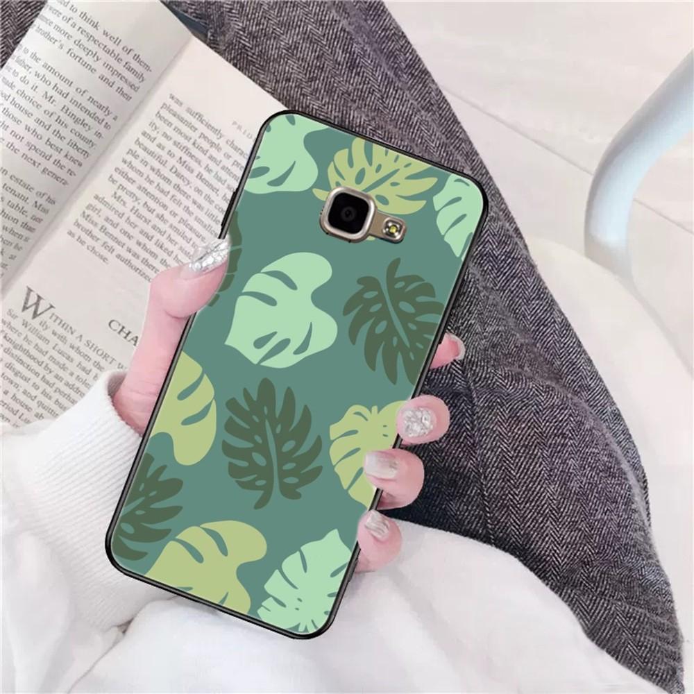 Leaves Monstera Green Phone Case For Samsung A 10 11 12 13 20 21 22 30 31 32 40 51 52 53 70 71 72 73 91 13 Shell