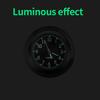 Aluminum Alloy Motorcycle Bike Handlebar Mount Clock Waterproof Chrome Moto Accessories Luminous Effect