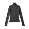 Women's Turtleneck Long Sleeve Slim Fit Top Stretch Solid Color Basic T Shirt
