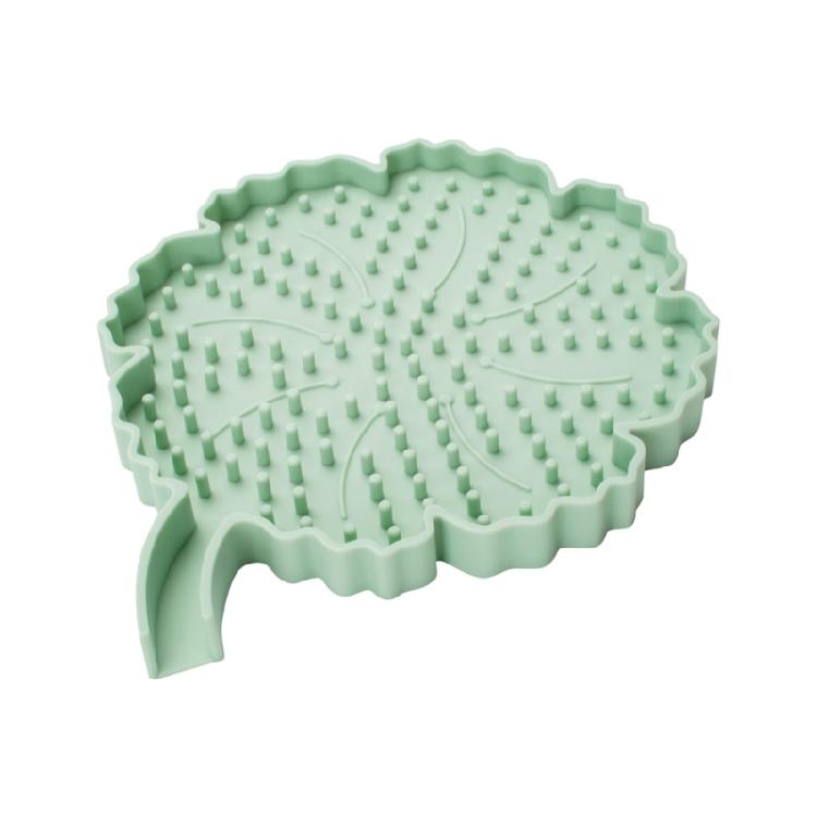 

Bathroom Soap Dish Food Grade Silicone Flower Shape Decorative Holders світло-зелений колір