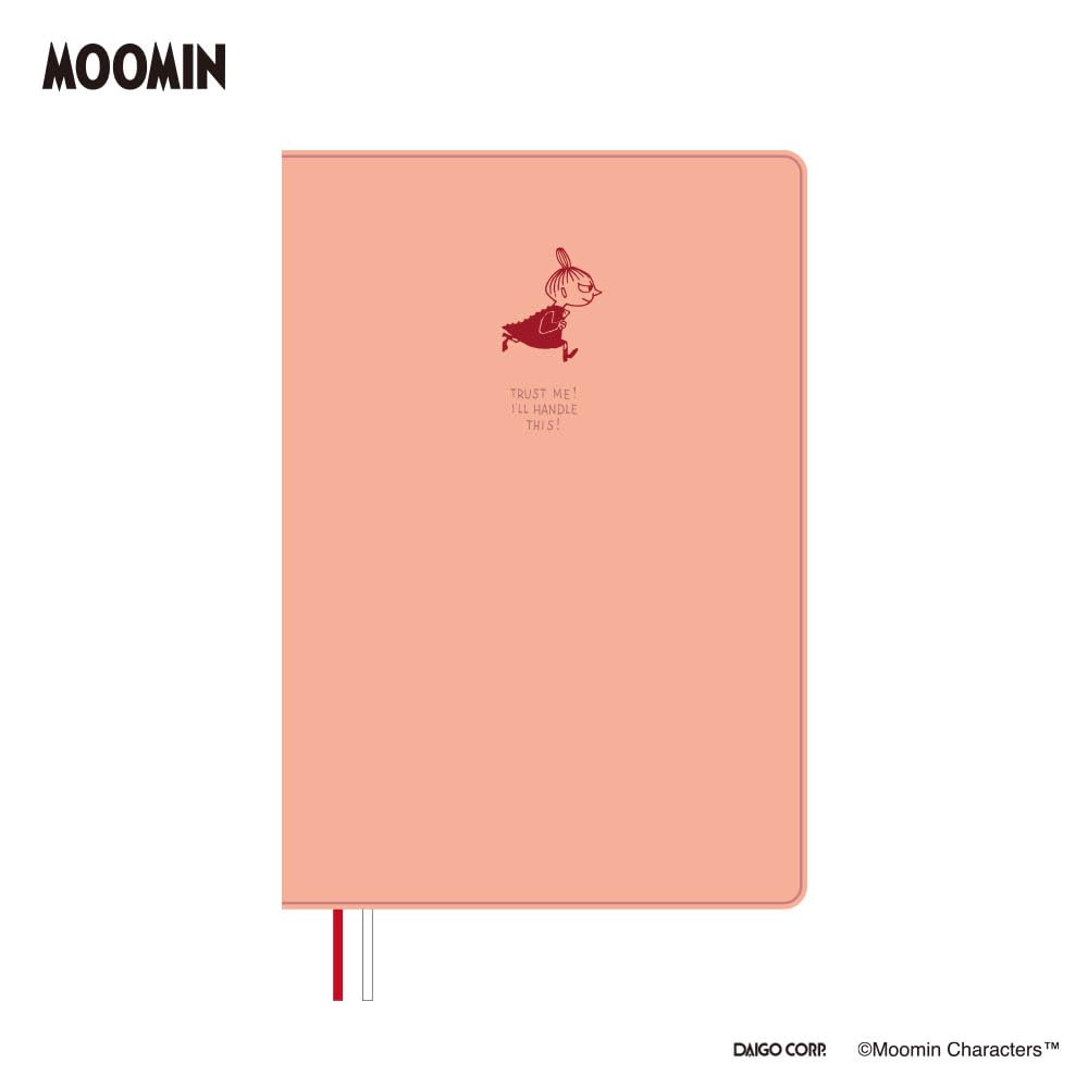 Daigo 2025 Planner, Moomin Monthly/Weekly, B6, Pink, E6213, 2024 December Start