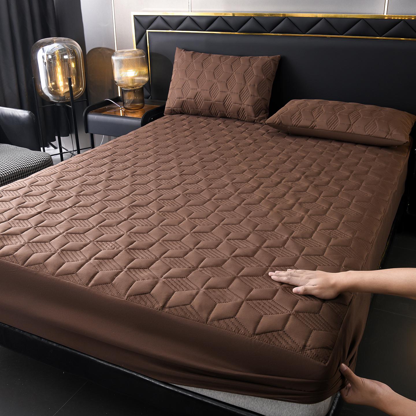 

Стьобаний Водонепроникний Натяжний Простирадло-Захист для Матраца Pair of Pillowcases