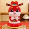 Chinese Snake Doll Plush Cartoon Animal Toy for Spring Festival Holiday Gift 40cm 15.7in