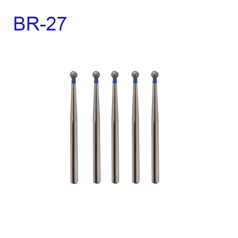 5Pcs/Pack, Jnsur Dental Diamond Burs Dental Drills For High Speed Handpiece Fg Dia 1.6Mm Dental Lab Technican Dentistry Material