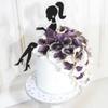 Gold Black Acrylic Happy Birthday Cake Topper High Heels Lady Girl Cake Toppers Dessert Birthday Cake Decorations Party Supplies