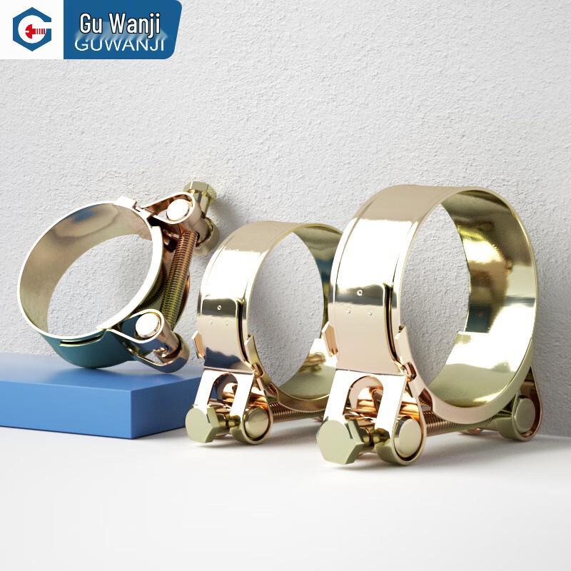 GUWANJI Heavy-Duty Galvanized Hose Clamp M20-22mm (10 Pcs)